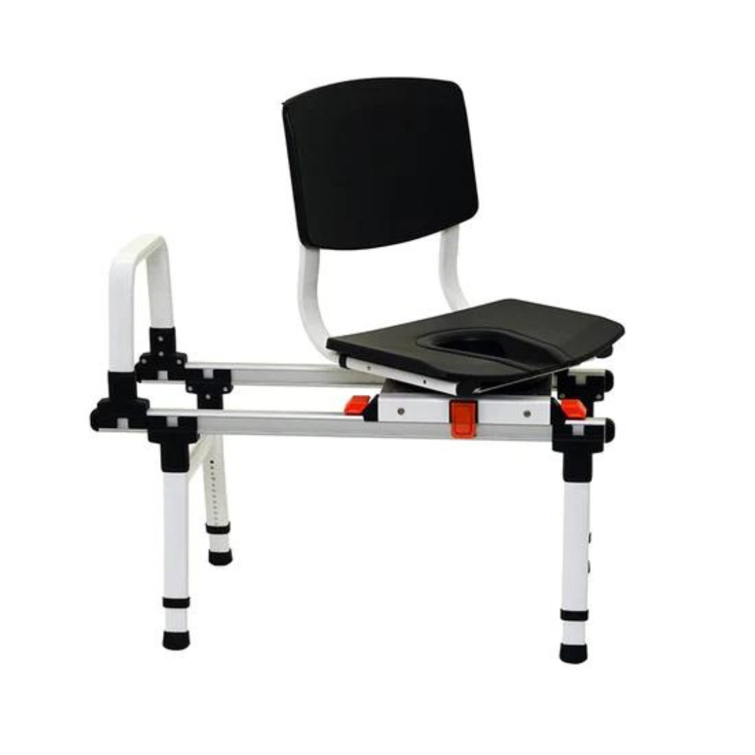 ShowerGlyde SG3 Sliding Transfer Bench with Swivel Seat - Blowout Deals - Senior.com Transfer Benches