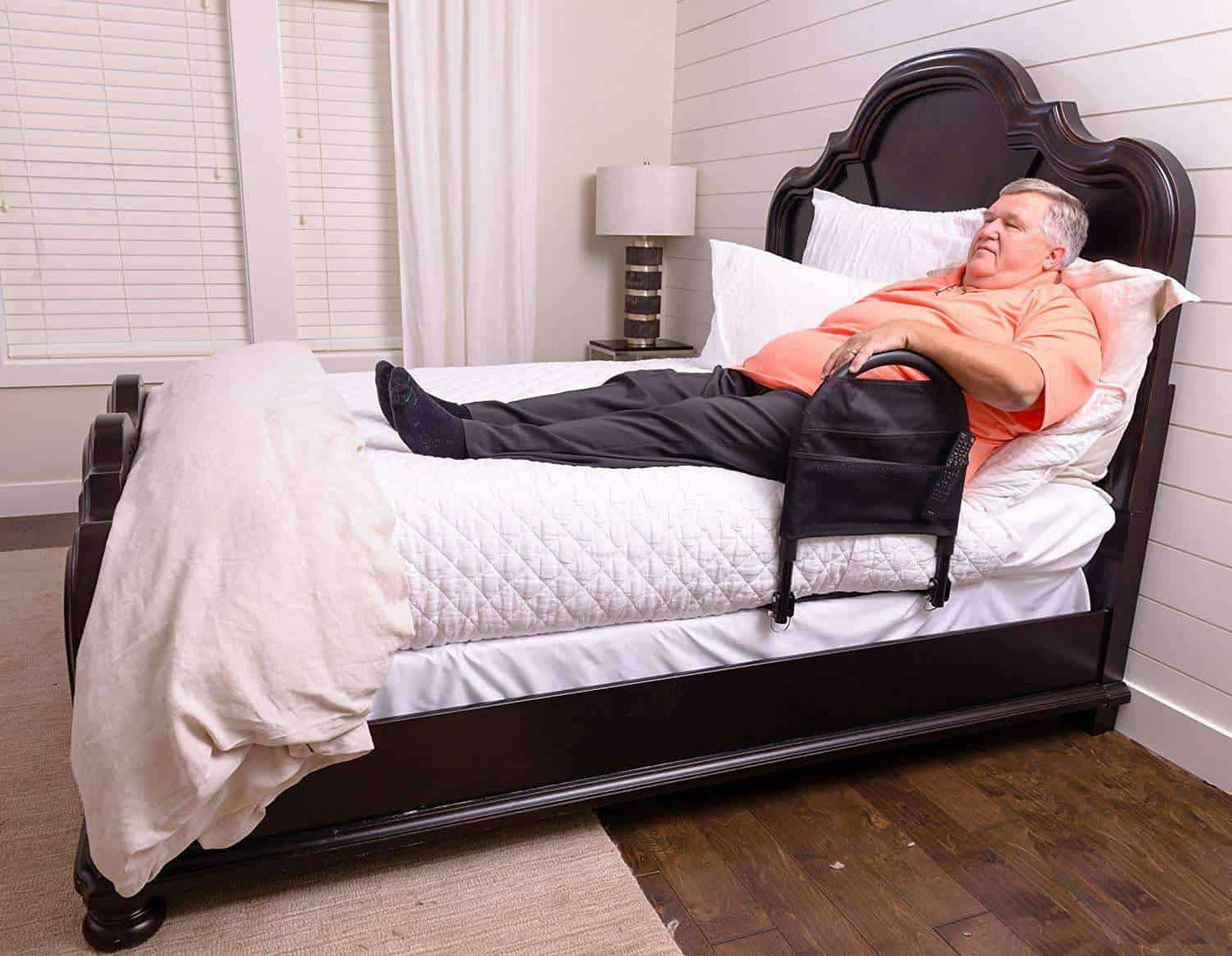 Stander Bed Rail Advantage Traveler - Portable Folding Travel Bed Rail & Assist Handle - Senior.com Bed Rails