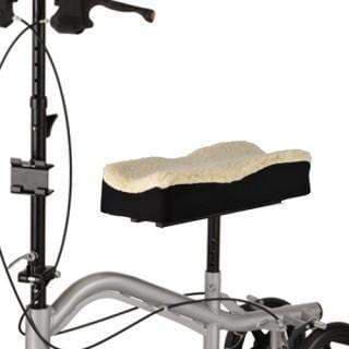 NOVA Medical Products Fleece Knee Pad Cover For Knee Walkers - Beige - Senior.com Walker Parts & Accessories