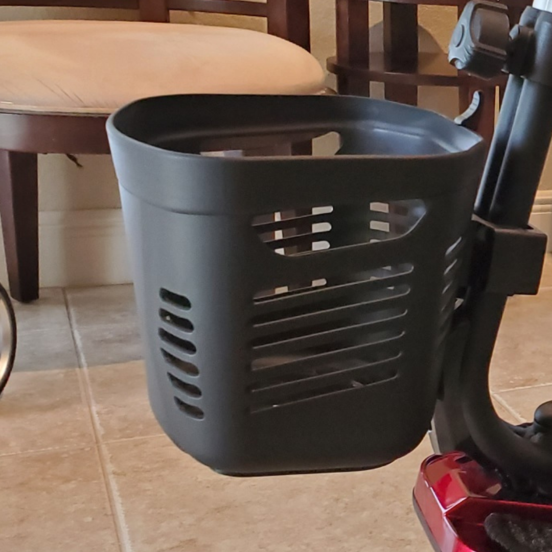 EV Rider Scooter Front Basket for Transport & Teqno Models - Senior.com Scooter Baskets
