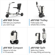 Moving Life ATTO Full-Size Folding Travel Scooter - Airline Approved - Senior.com Scooters