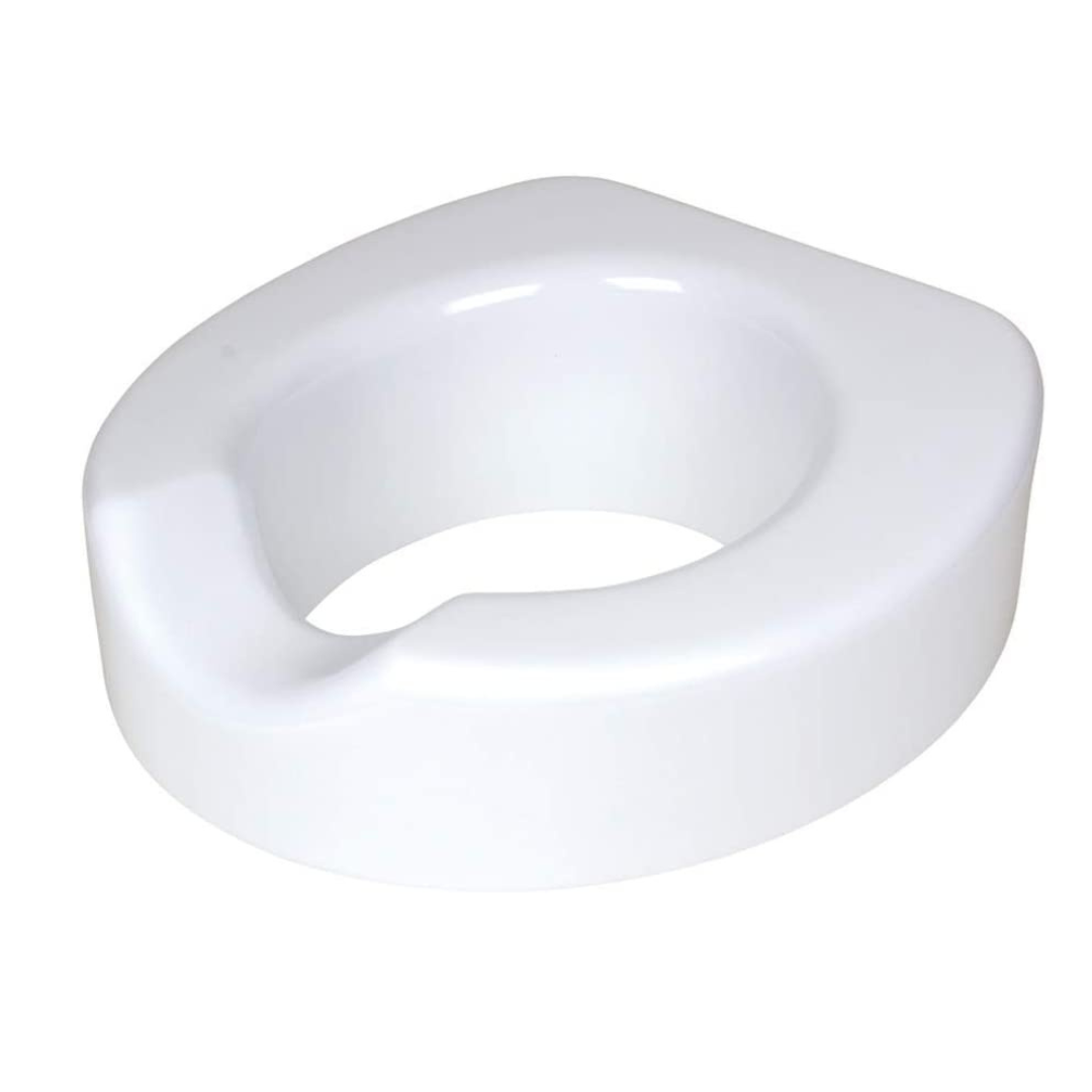 Carex Quick-Lock Raised Toilet Seat with Rear Sliding Lock - Senior.com Raised Toilet Seats