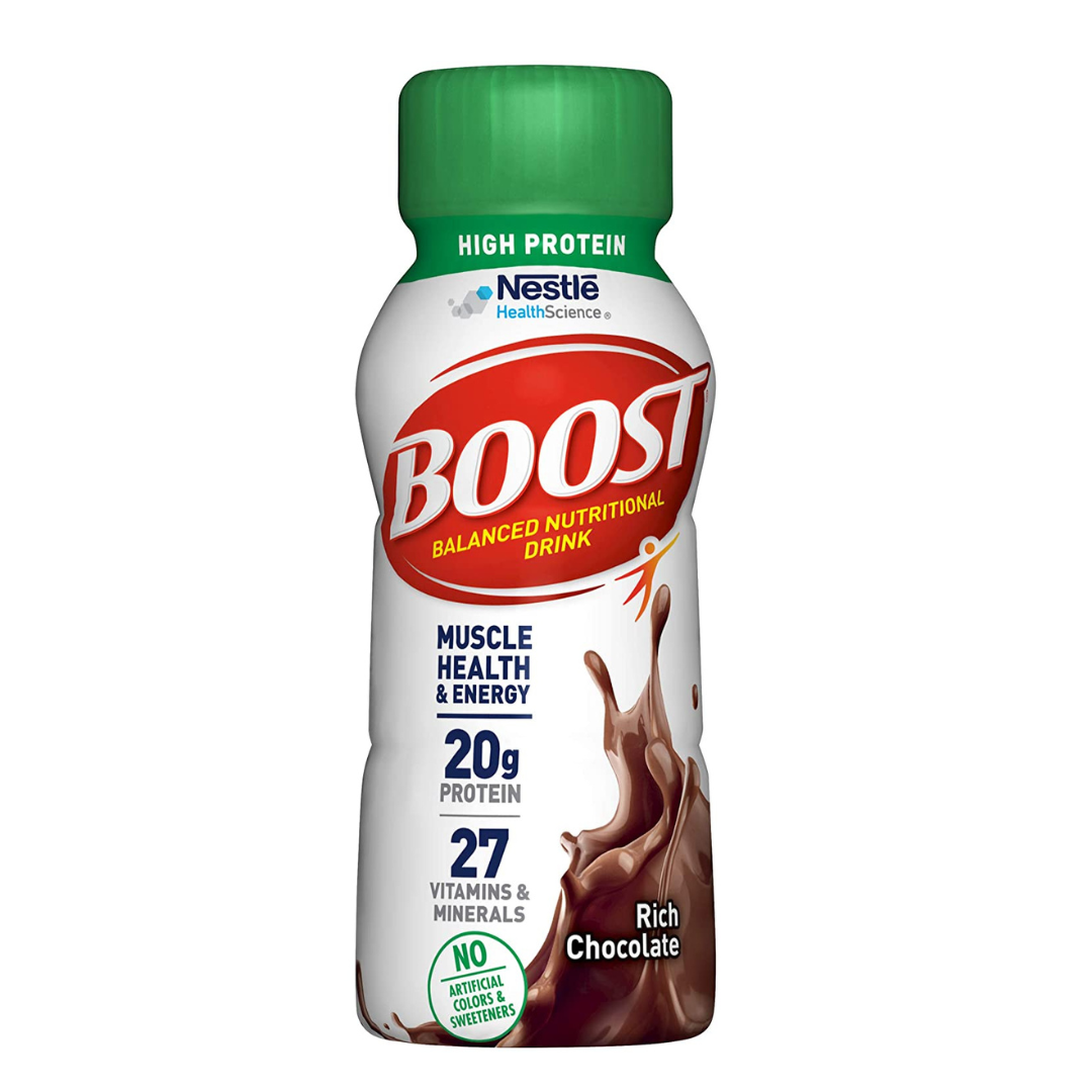 Nestle Boost® High Protein Oral Nutritional Supplement - 8 oz. Cartons - Senior.com Vitamins & Supplements