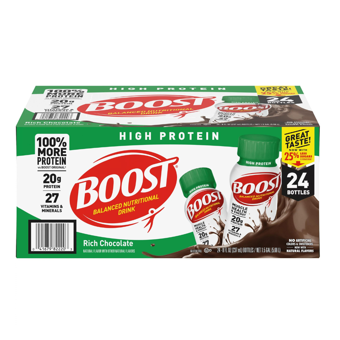 Nestle Boost® High Protein Oral Nutritional Supplement - 8 oz. Cartons - Senior.com Vitamins & Supplements