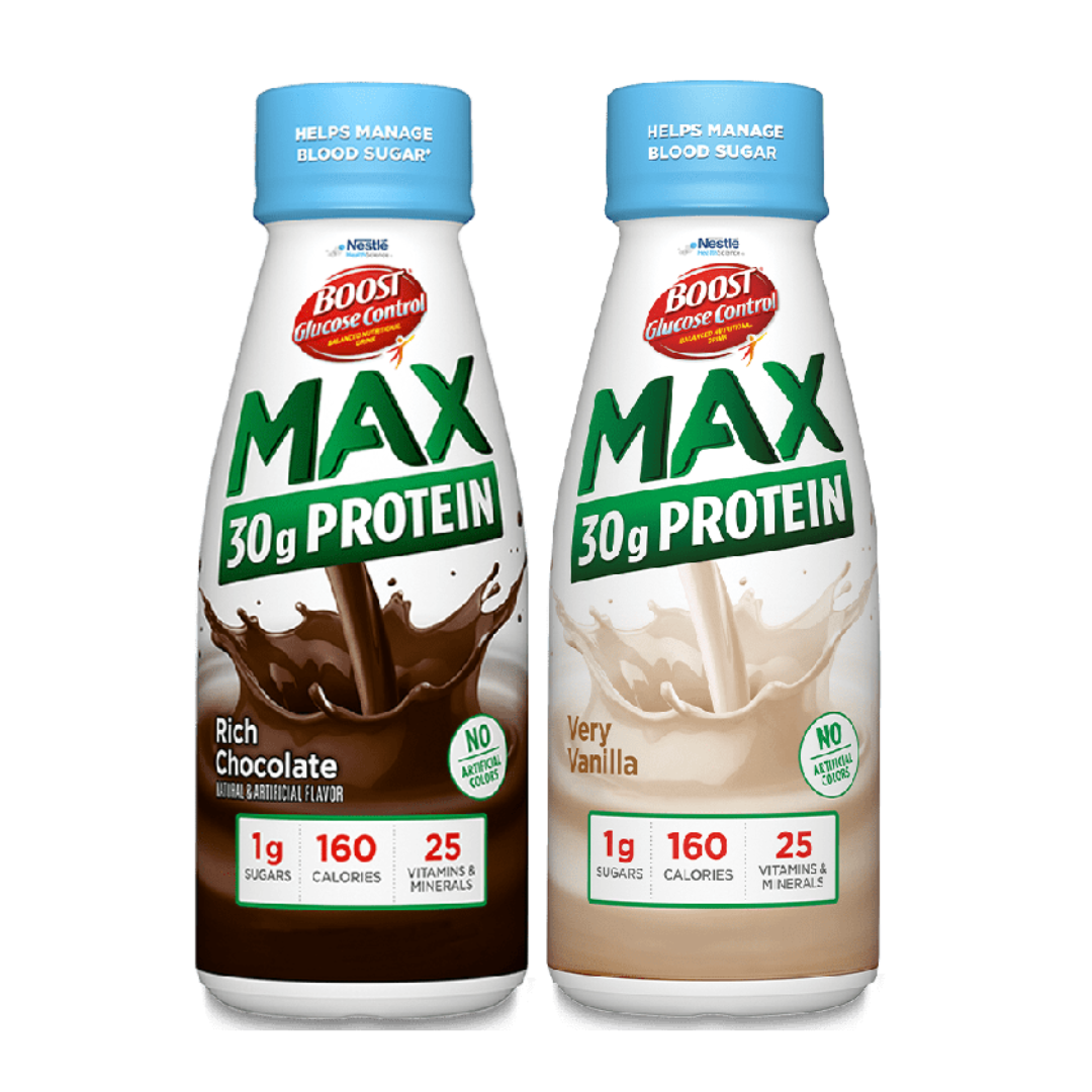 Nestle Boost® Glucose Control MAX Oral Nutritional Supplement - 11 oz. Bottles - Senior.com Vitamins & Supplements