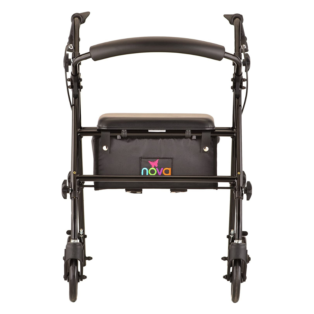 Nova Medical Journey Steel Rollator - Lightweight & Portable - Senior.com Rollators