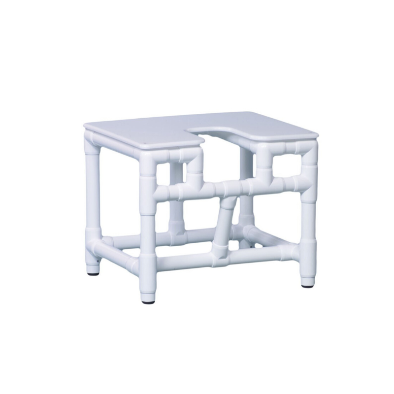 IPU Heavy Duty Bariatric PVC Shower Bench - 900 lbs Weight Capacity - Senior.com PVC Shower Chairs