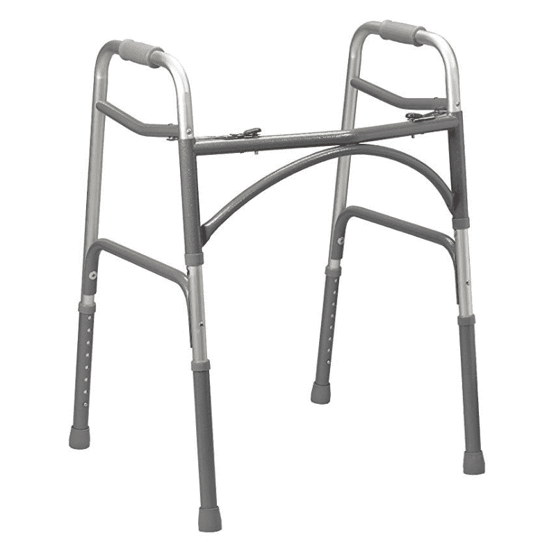 Drive Medical Heavy Duty Push Button Bariatric Walker - Senior.com walkers