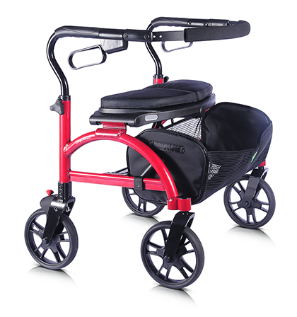 Evolution Expresso Series Rollator Rolling Walkers - 5 Sizes - Senior.com Rollators