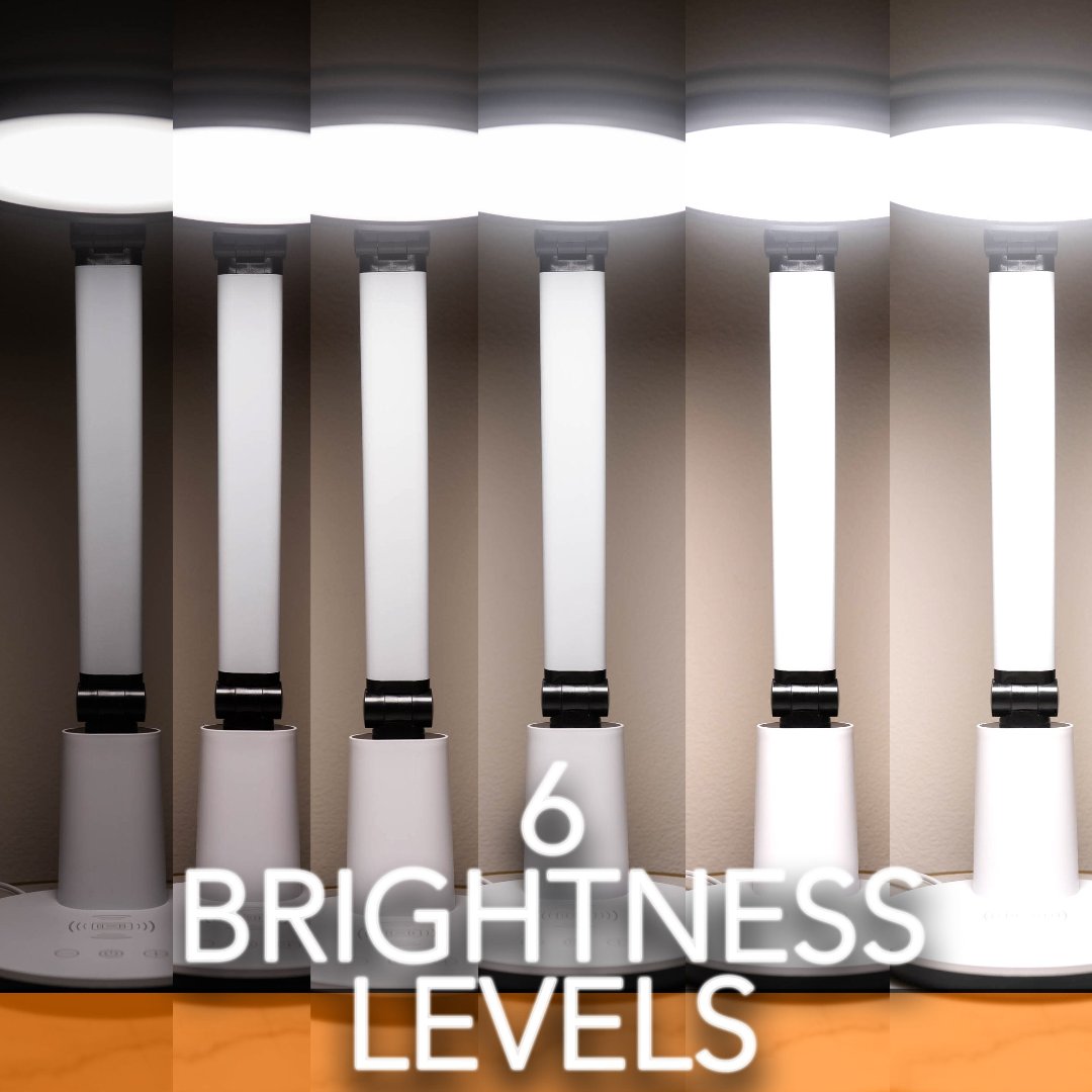 Theralite Halo Bright Light Mood Enhancing Therapy Lamp with Phone Charger - Senior.com Light Therapy