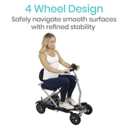 Vive Health Automatic Folding Mobility Scooter - TSA Approved For Travel - Senior.com Scooters