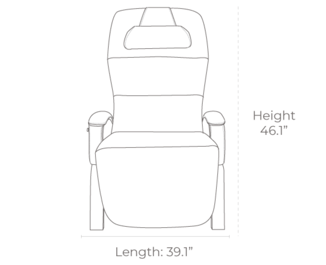 Svago Lite 2 Zero Gravity Recliner with Lumbar Heat & Vibration Massage - Blowout - Senior.com Massage Chairs