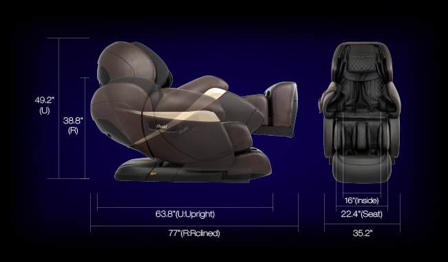 Osaki OS-4D Pro Paragon Full Body Zero Gravity Massage Chair- 13 Massage Programs - Senior.com Massage Chairs