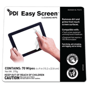 PDI Easy Screen Touchscreen Cleaning Wipes - Large 6" x 9" - Senior.com Screen Cleaners