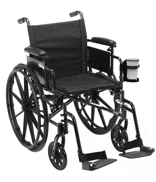 MOBB Healthcare Universal Mobility Cup Holder - Adjustable, Rotates & Folds - Senior.com Cup Holders