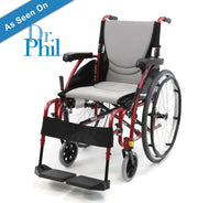 Karman S-115 Ergonomic Folding Lightweight Wheelchairs - Senior.com Wheelchairs