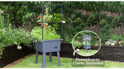 Frame-It-All Self Watering Elevated Planter w/ Trellis Frame - 15.75" X 15.75" X 63" - Senior.com Planters