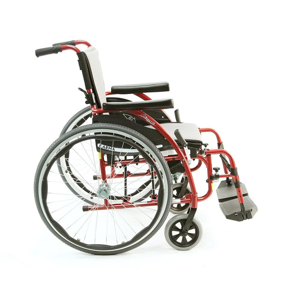 Karman Healthcare S-Ergo Folding Lightweight Ergonomic Wheelchair with Quick Release Axles - Senior.com Wheelchairs