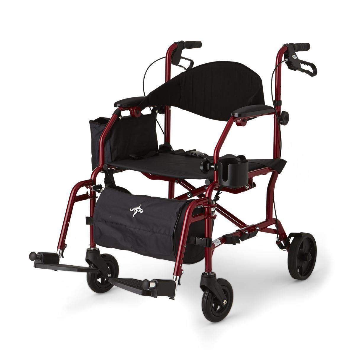 Wheelchair/Walker Hybrids - Transport Chairs That Convert To Rollators