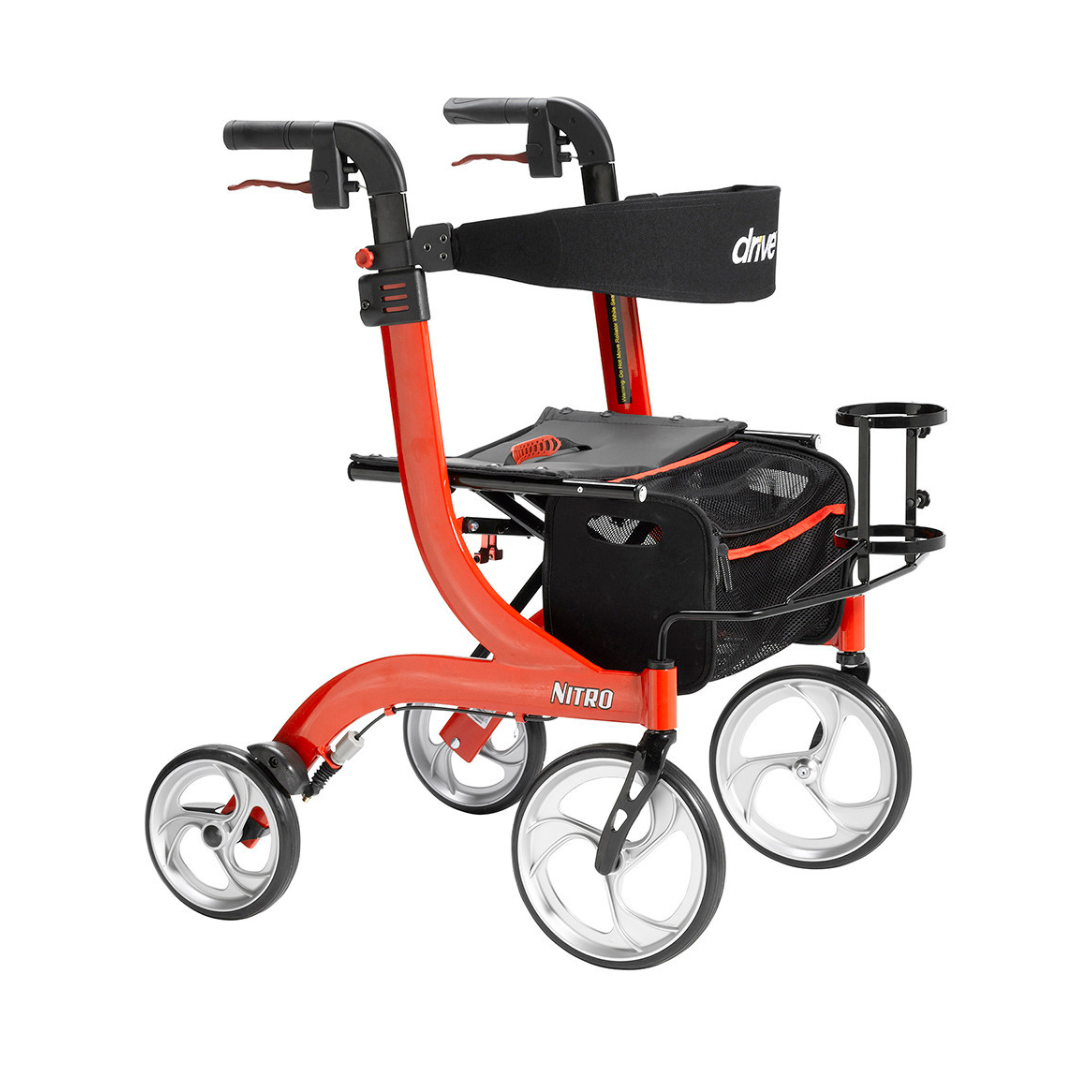 Drive Medical Nitro Rollators - Euro Designed Rolling Walkers
