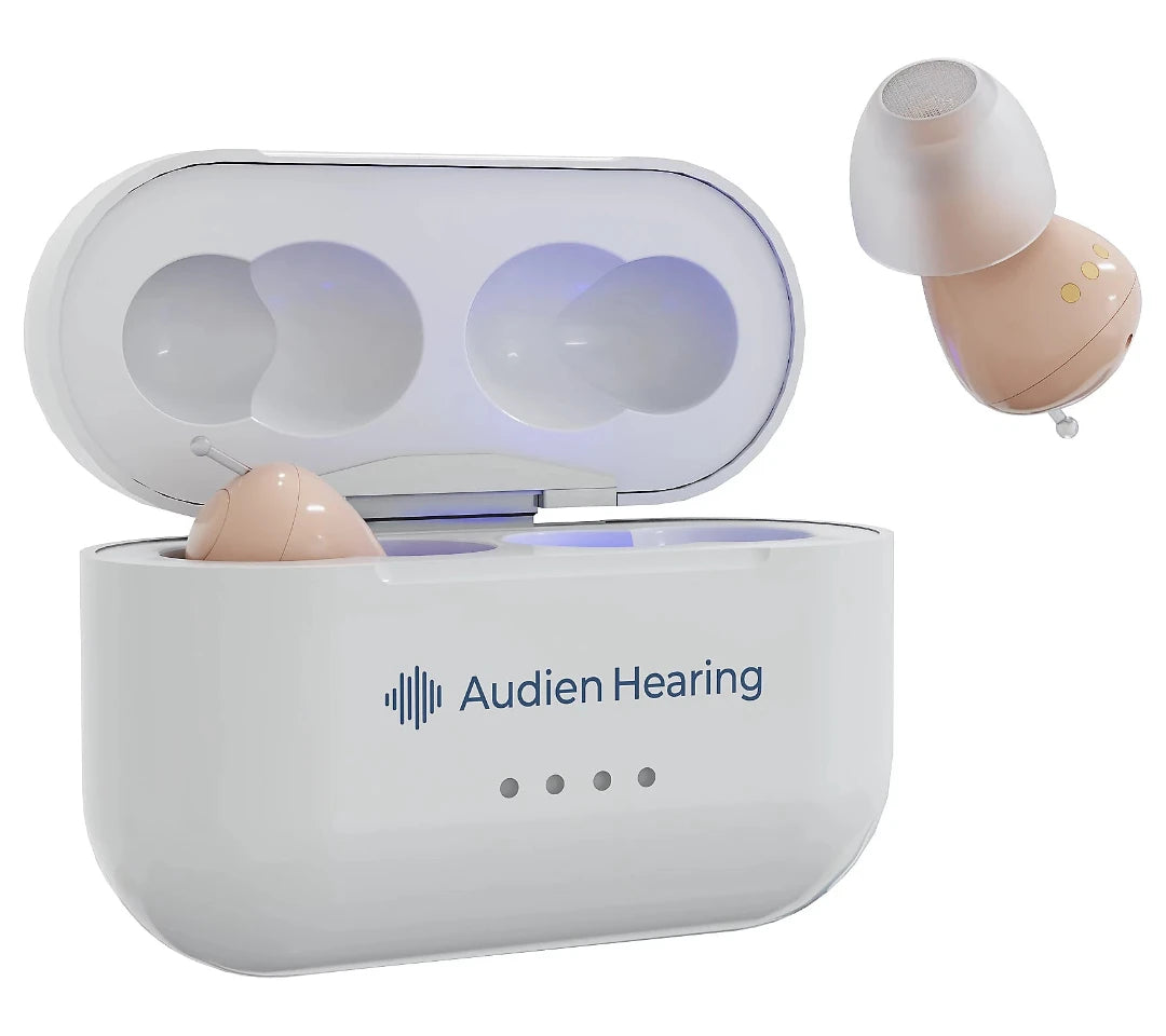 Audien Hearing Atom PRO 2 OTC Hearing Aid - Senior.com Hearing Aids