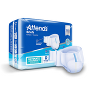 Attends Advanced Unisex Briefs with Advanced Dry-Lock Technology for Adult Incontinence Care-Case - Senior.com briefs