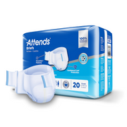 Attends Advanced Unisex Briefs with Advanced Dry-Lock Technology for Adult Incontinence Care-Case - Senior.com briefs