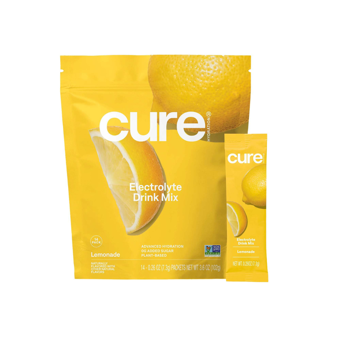 CURE Hydration Electrolyte Drink Mix - Single Packets - Senior.com Nutrition Supplements