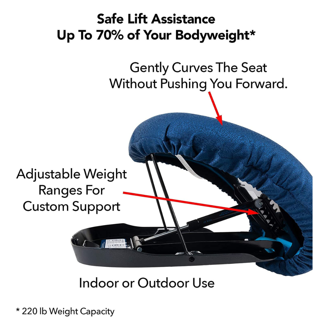 Carex Upeasy Seat Assist - Chair Lift And Sofa Stand Assist - Senior.com Standing Aids