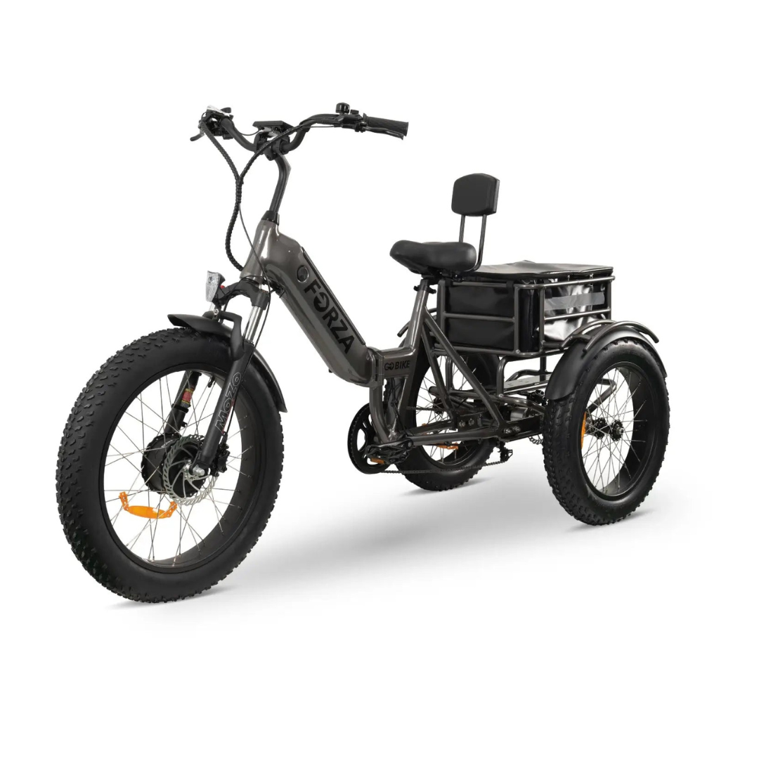 ComfyGo FORZA Electric Tricycle with Rear Storage - Senior.com Electric Bikes