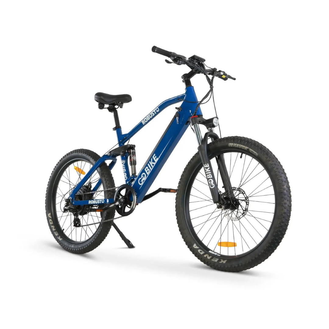 ComfyGo ROBUSTO Electric Mountain Bike with Front and Rear Suspension - Senior.com Electric Bikes