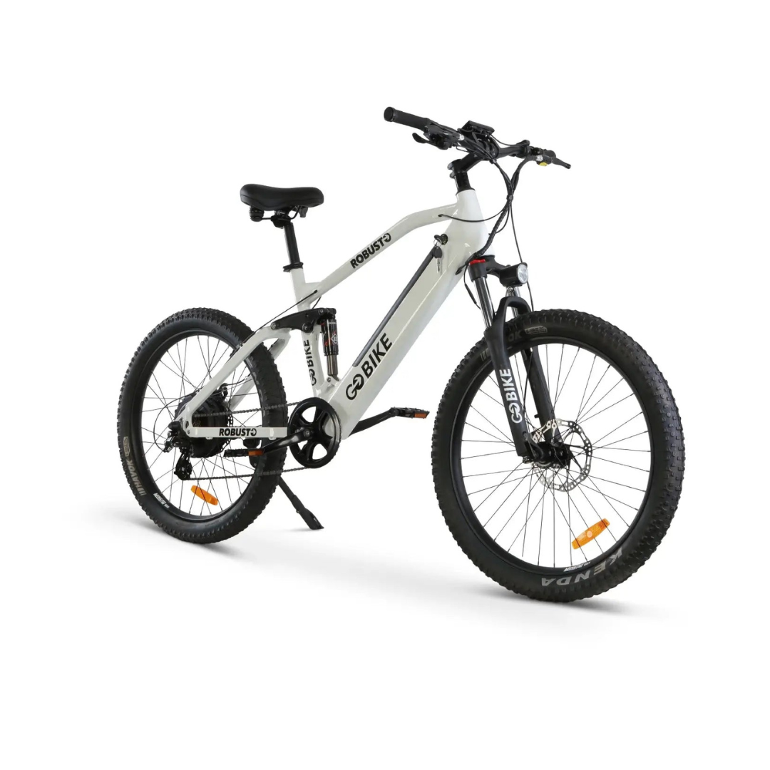 ComfyGo ROBUSTO Electric Mountain Bike with Front and Rear Suspension - Senior.com Electric Bikes