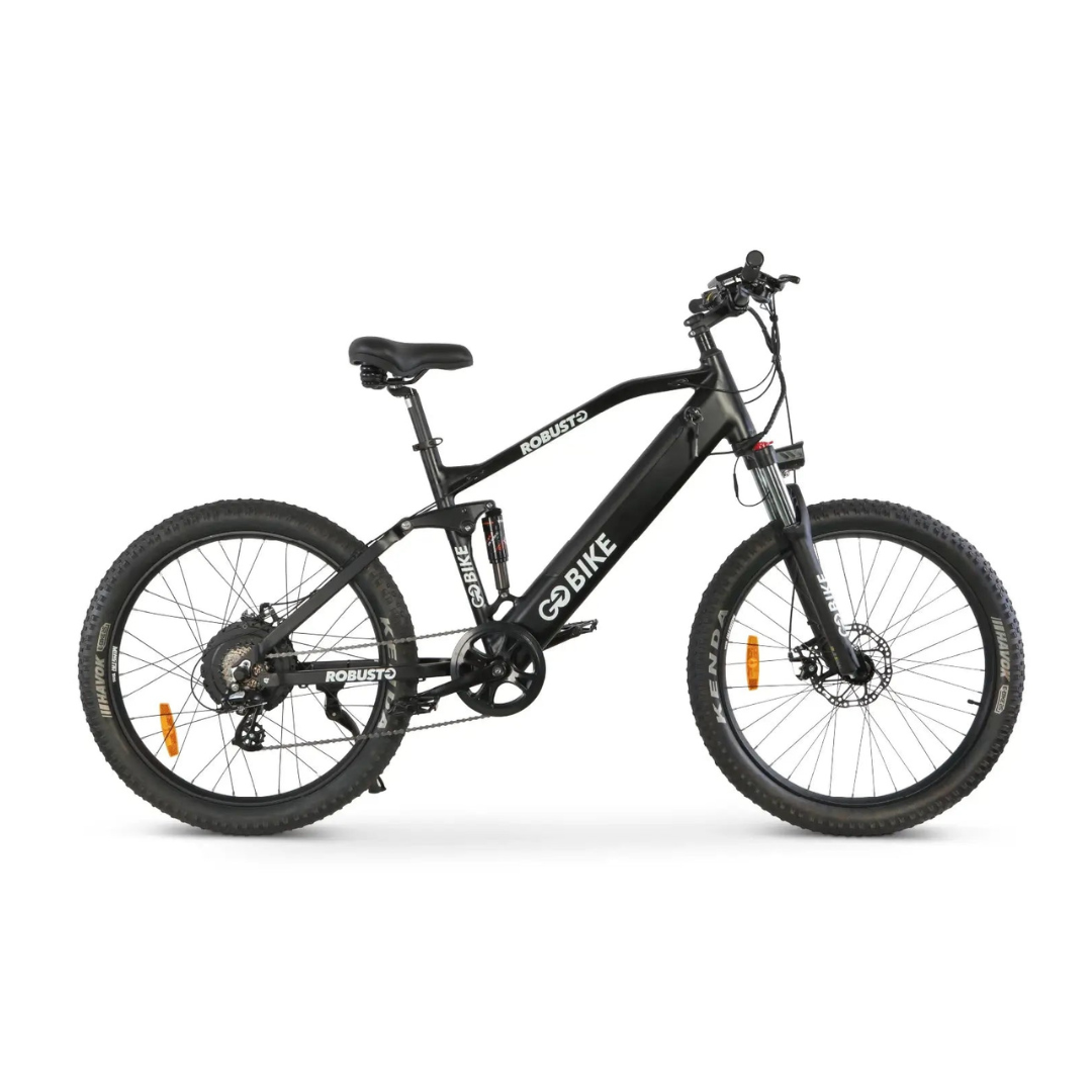 ComfyGo ROBUSTO Electric Mountain Bike with Front and Rear Suspension - Senior.com Electric Bikes