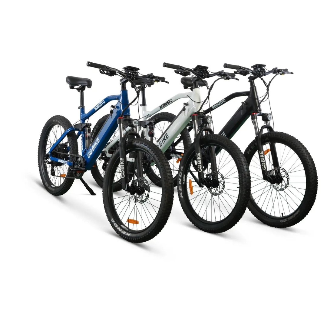 ComfyGo ROBUSTO Electric Mountain Bike with Front and Rear Suspension - Senior.com Electric Bikes