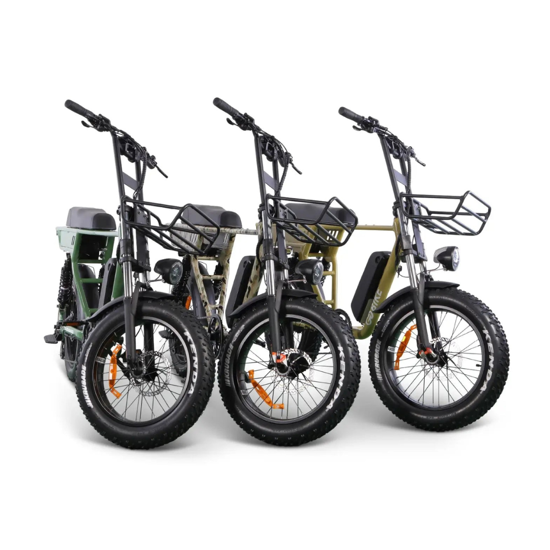 ComfyGo SOLDADO Lightweight 750W Dual-Passenger Electric Bike - Senior.com Electric Bikes