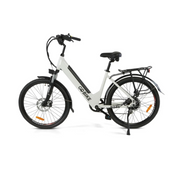 ComfyGo SOLEIL Electric City Bike with Pedal Assistance & Throttle - Senior.com Electric Bikes