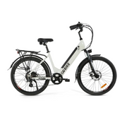 ComfyGo SOLEIL Electric City Bike with Pedal Assistance & Throttle - Senior.com Electric Bikes