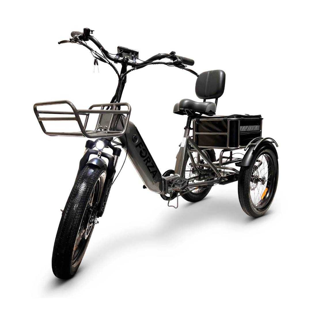 ComfyGo FORZA Foldable Compact Electric Tricycle with Rear Storage - Senior.com Electric Bikes