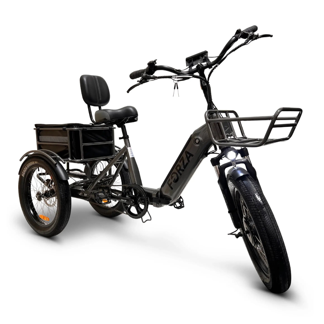 ComfyGo FORZA Foldable Compact Electric Tricycle with Rear Storage - Senior.com Electric Bikes