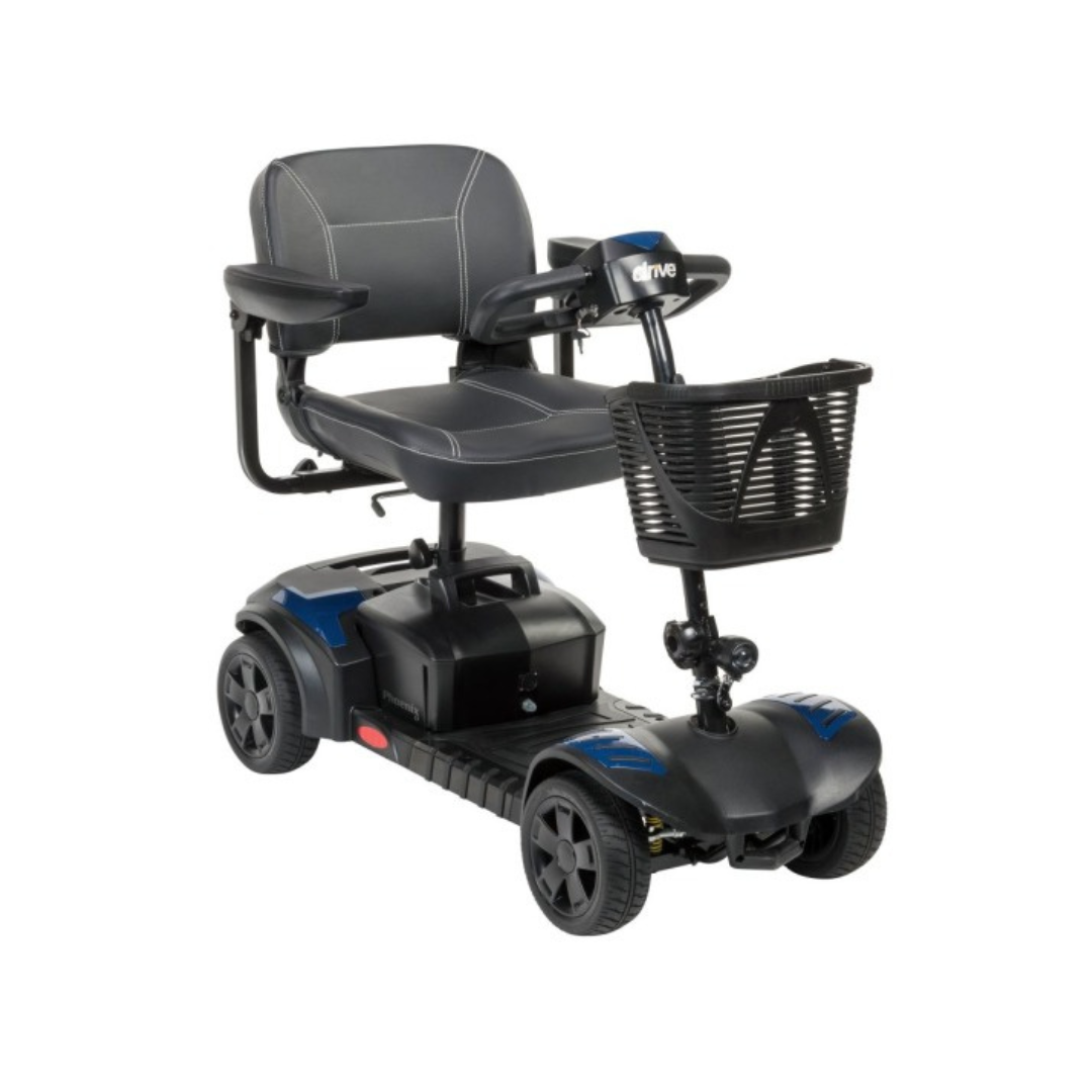 Drive Medical Phoenix LT 4-Wheel Portable Mobility Scooter with Swivel Seat - Senior.com Mobility Scooters