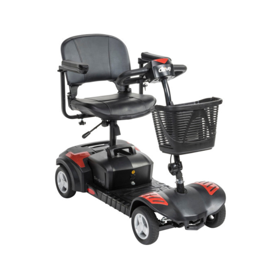 Drive Medical Scout LT 4-Wheel Portable Mobility Scooter - Senior.com 