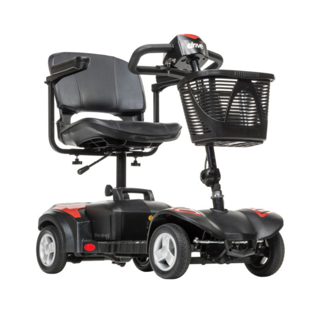 Drive Medical Scout LT 4-Wheel Portable Mobility Scooter - Senior.com 