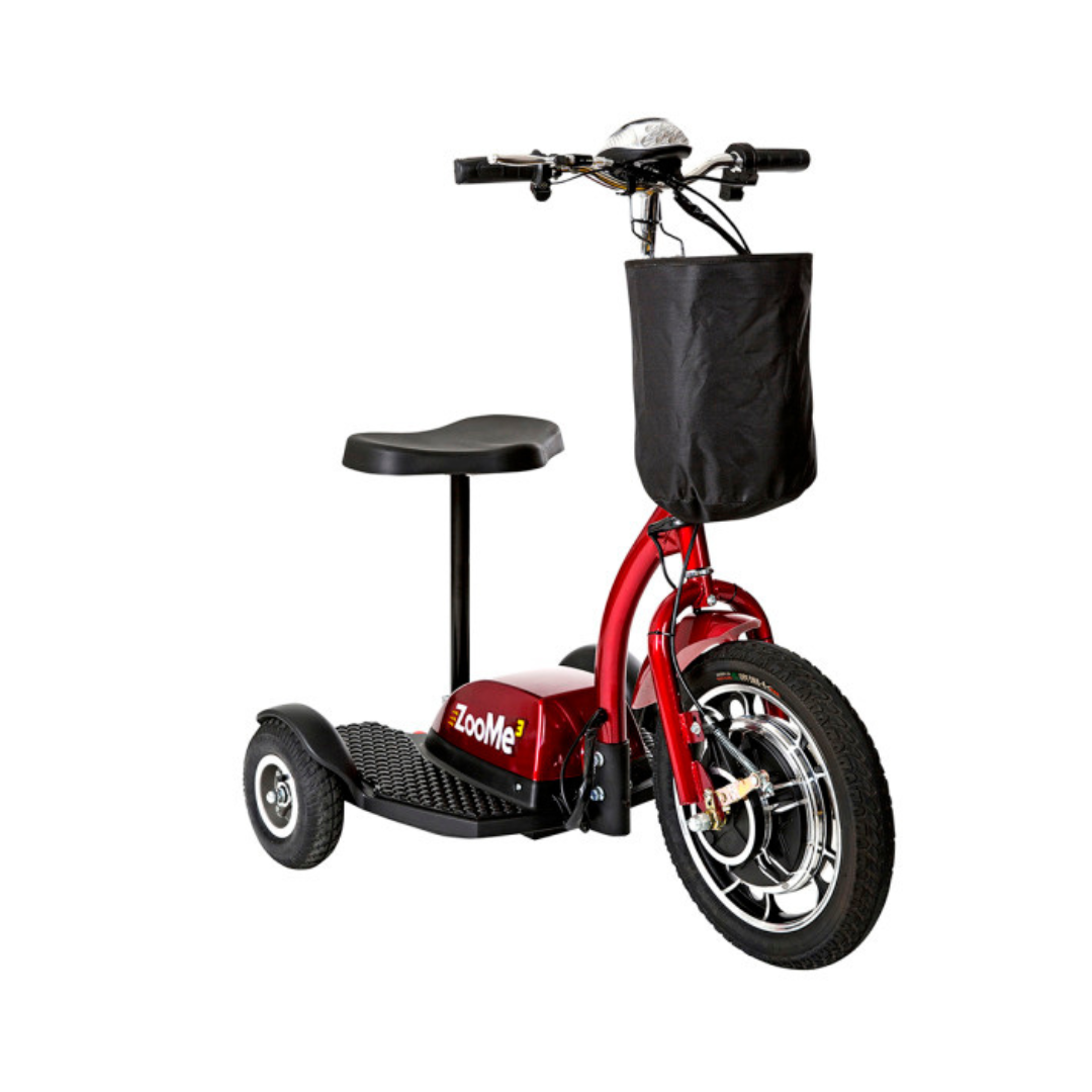 Drive Medical Zoome Three Wheel Recreational Power Scooter - Senior.com Scooters