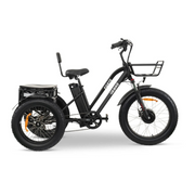 ComfyGo FORTE Electric Tricycle with Front Basket and Rear Storage - Senior.com Electric Bikes