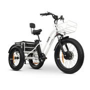 ComfyGo FORTE Electric Tricycle with Front Basket and Rear Storage - Senior.com Electric Bikes