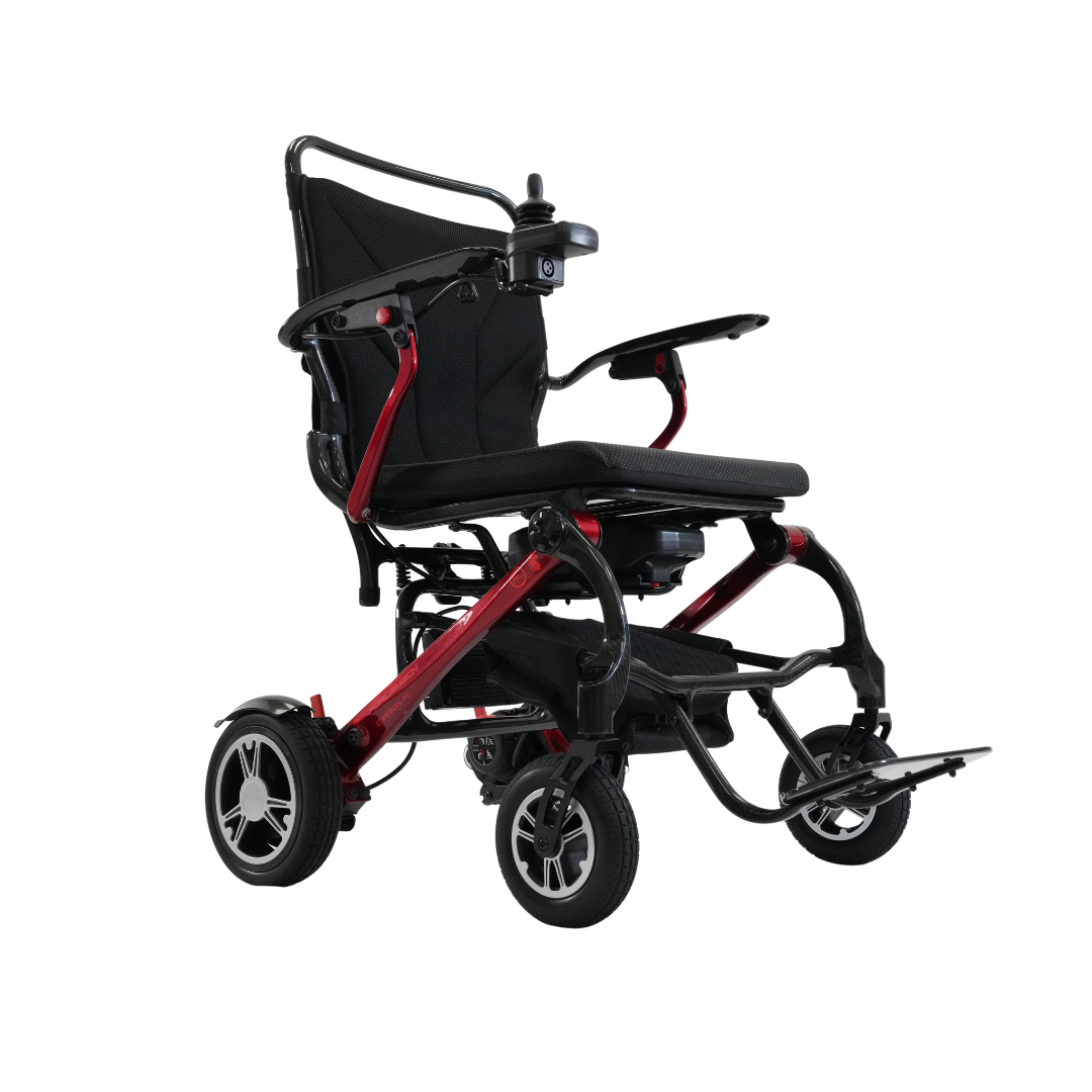 Forcemech Carbon F1 Ultralight Power Wheelchair red