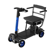 Forcemech Traveler Lightweight Mobility Scooter Blue