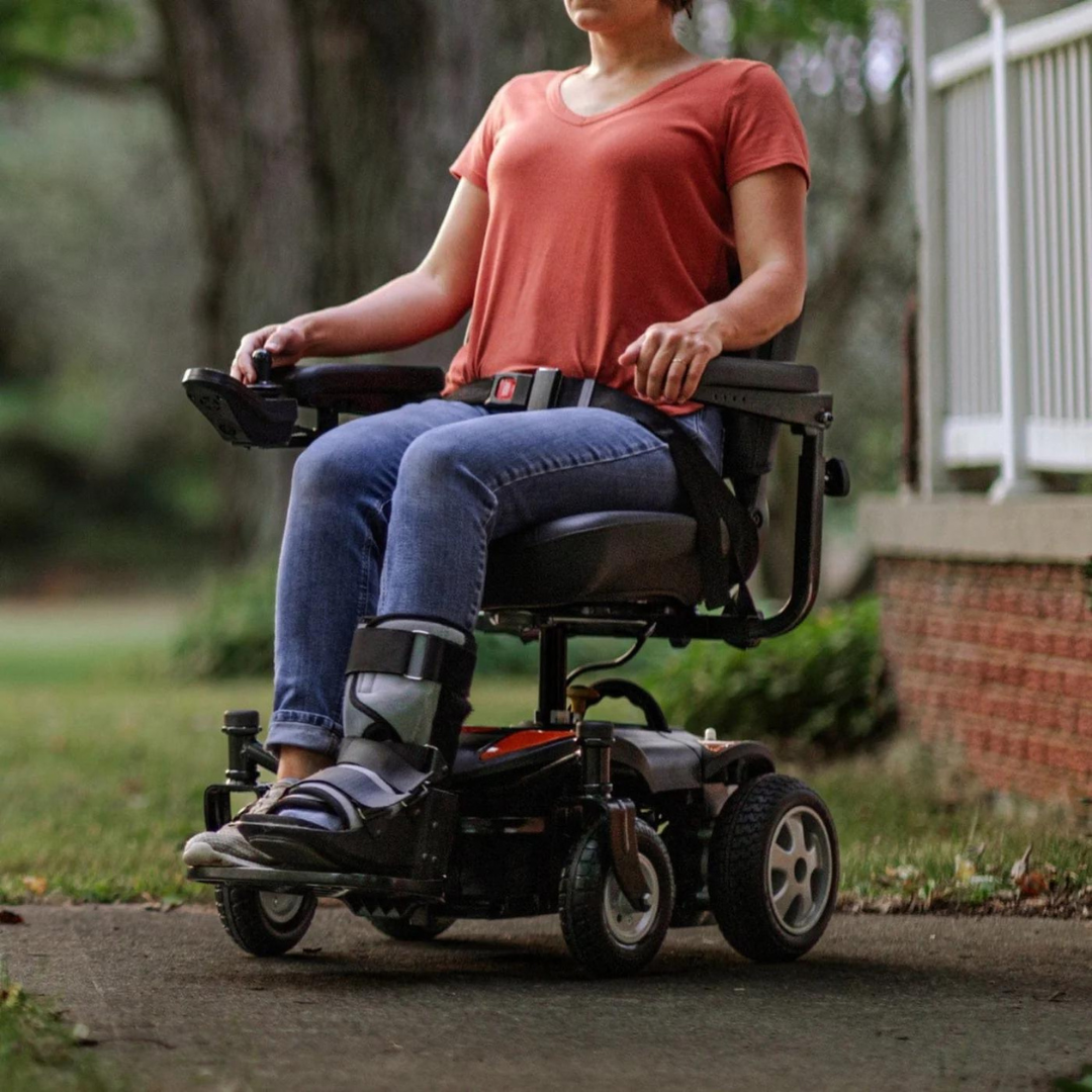 GoRide CRZ Powerchair - 300 lb Capacity - Rear-Wheel Drive - 6.7 Mile Range - Senior.com 