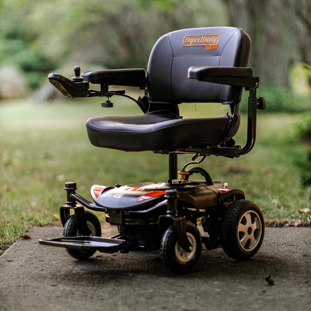 GoRide CRZ Powerchair - 300 lb Capacity - Rear-Wheel Drive - 6.7 Mile Range - Senior.com 