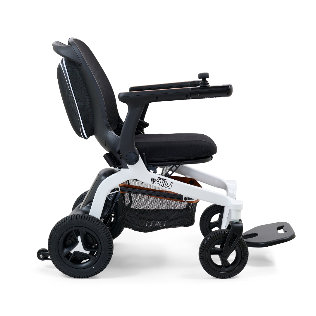 Golden Technologies Ally Lightweight Folding Electric Smart Chair - Senior.com Power Chairs